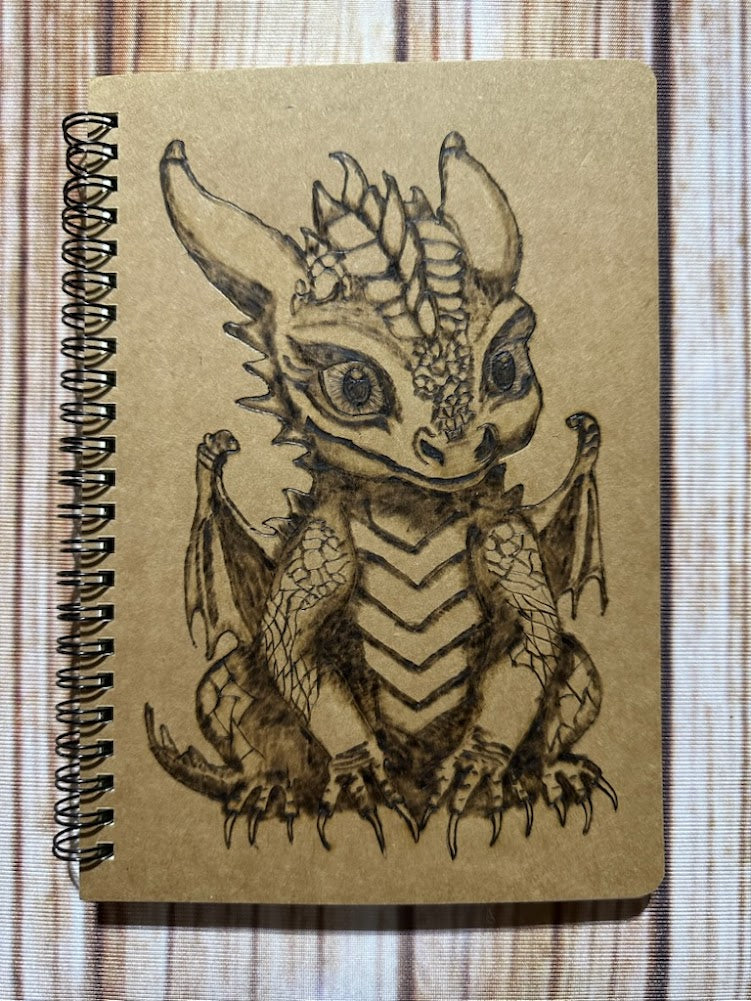 Hand Burned Notebooks (Variety of Designs) | Scorched by Sara