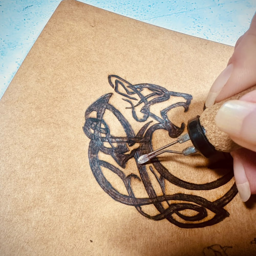 Hand Burned Notebooks (Variety of Designs) | Scorched by Sara