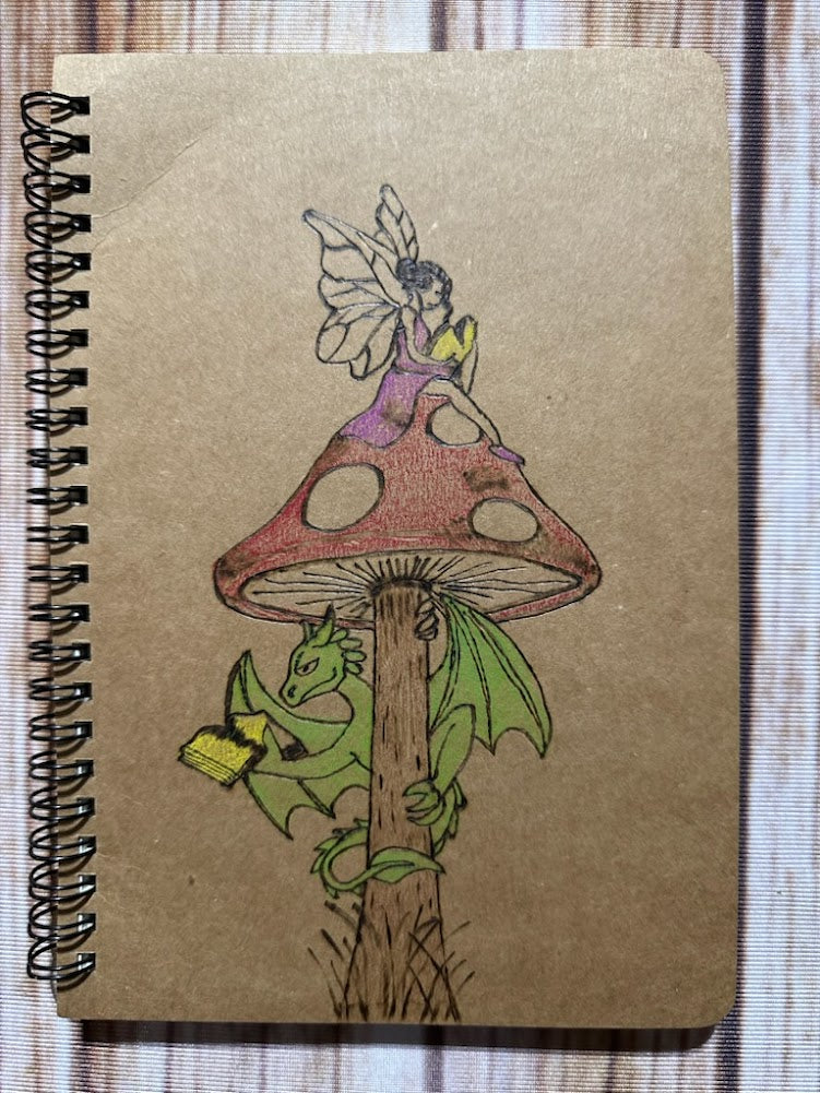 Hand Burned Notebooks (Variety of Designs) | Scorched by Sara