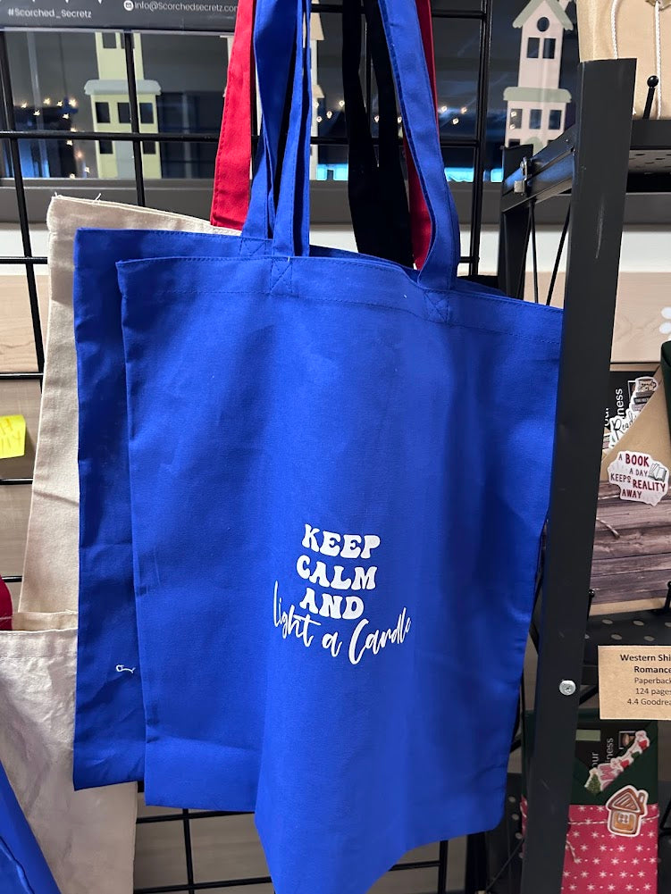 Custom Book Bags with Reading & Candle Sayings