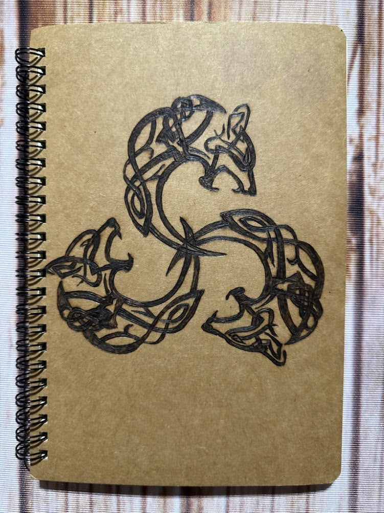 Hand Burned Notebooks (Variety of Designs) | Scorched by Sara